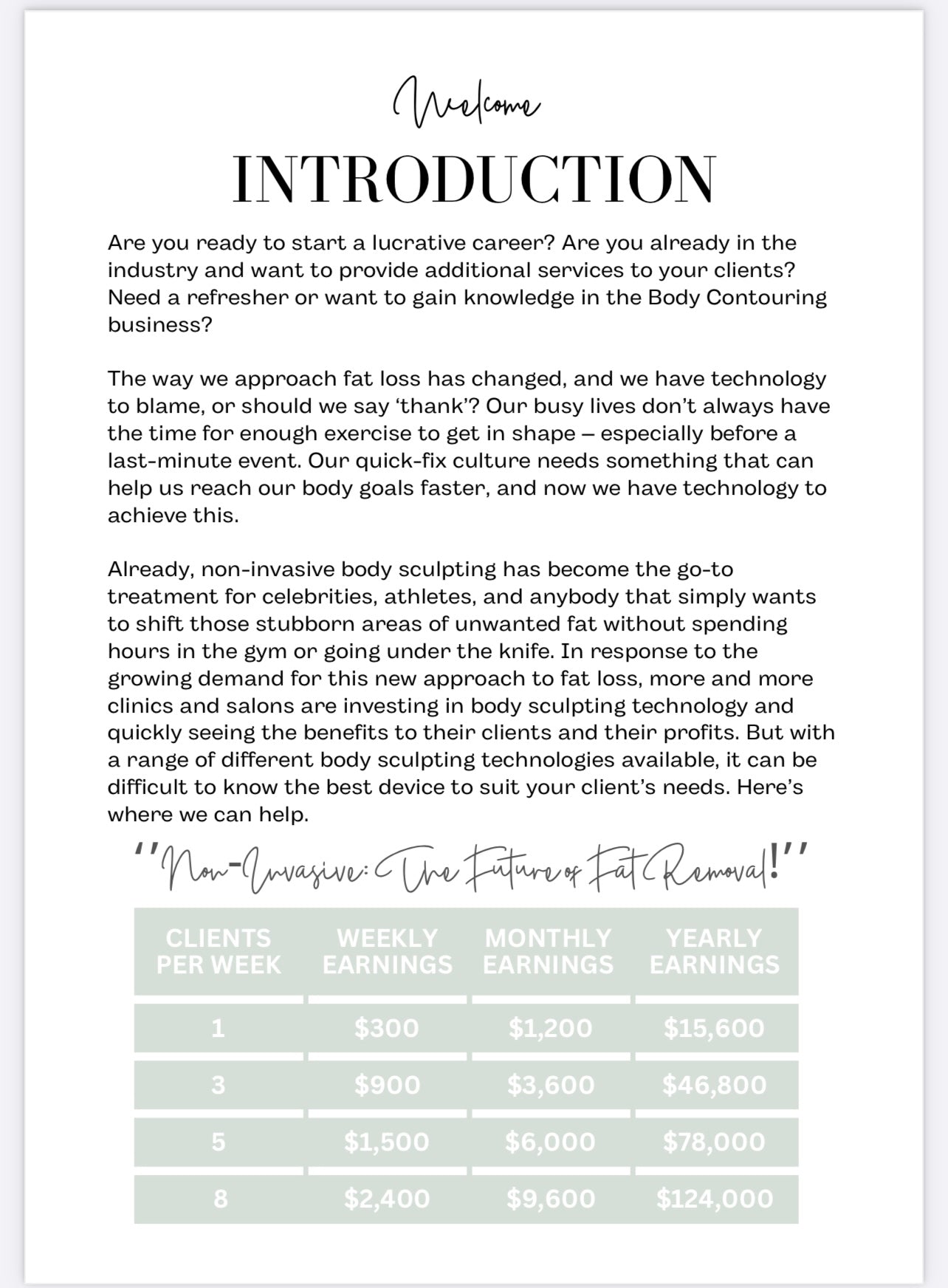 UBodyContour™ Body Contouring Guide - UBody Contour