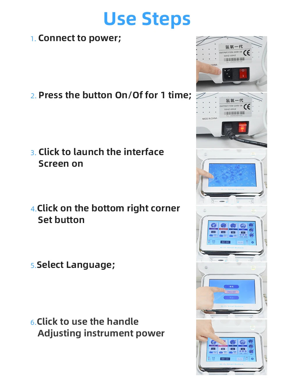 UBodyContour™ Hydro Water Oxygen Machine - UBody Contour
