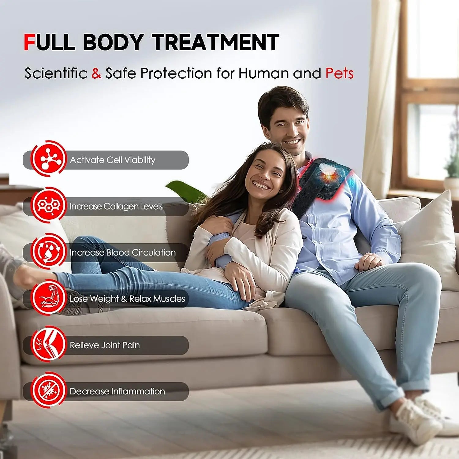 UBodyContour™ Red & Infrared Light Therapy Belt - UBody Contour