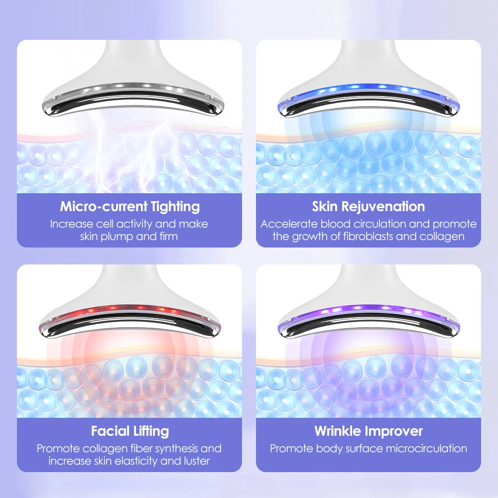 Radiance Facial Massager – Red Light Therapy for Sculpting and Contouring