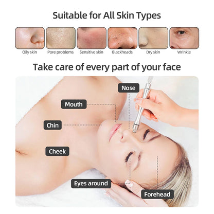 3-in-1 Diamond Facial Device - Microdermabrasion, Blackhead Removal &amp; Hydrating Spray