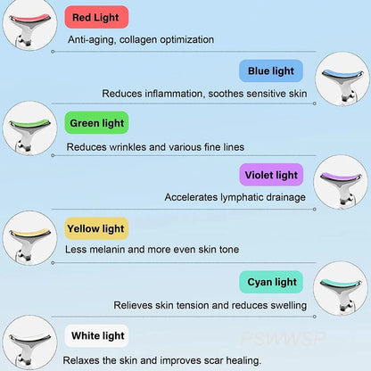 UBodyContour™ Radiance Facial Massager – LED Light Therapy for Sculpting and Contouring