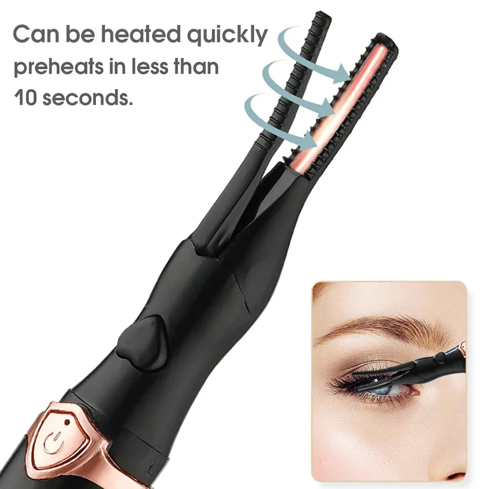 Rechargeable Heated Eyelash Curler for Quick Heating Curling