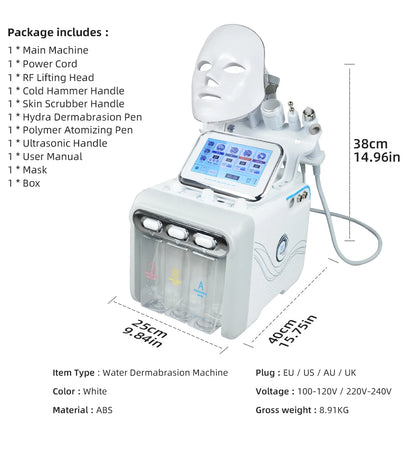 Hydro Water Oxygen Machine - Facial &amp; Skin Care Device