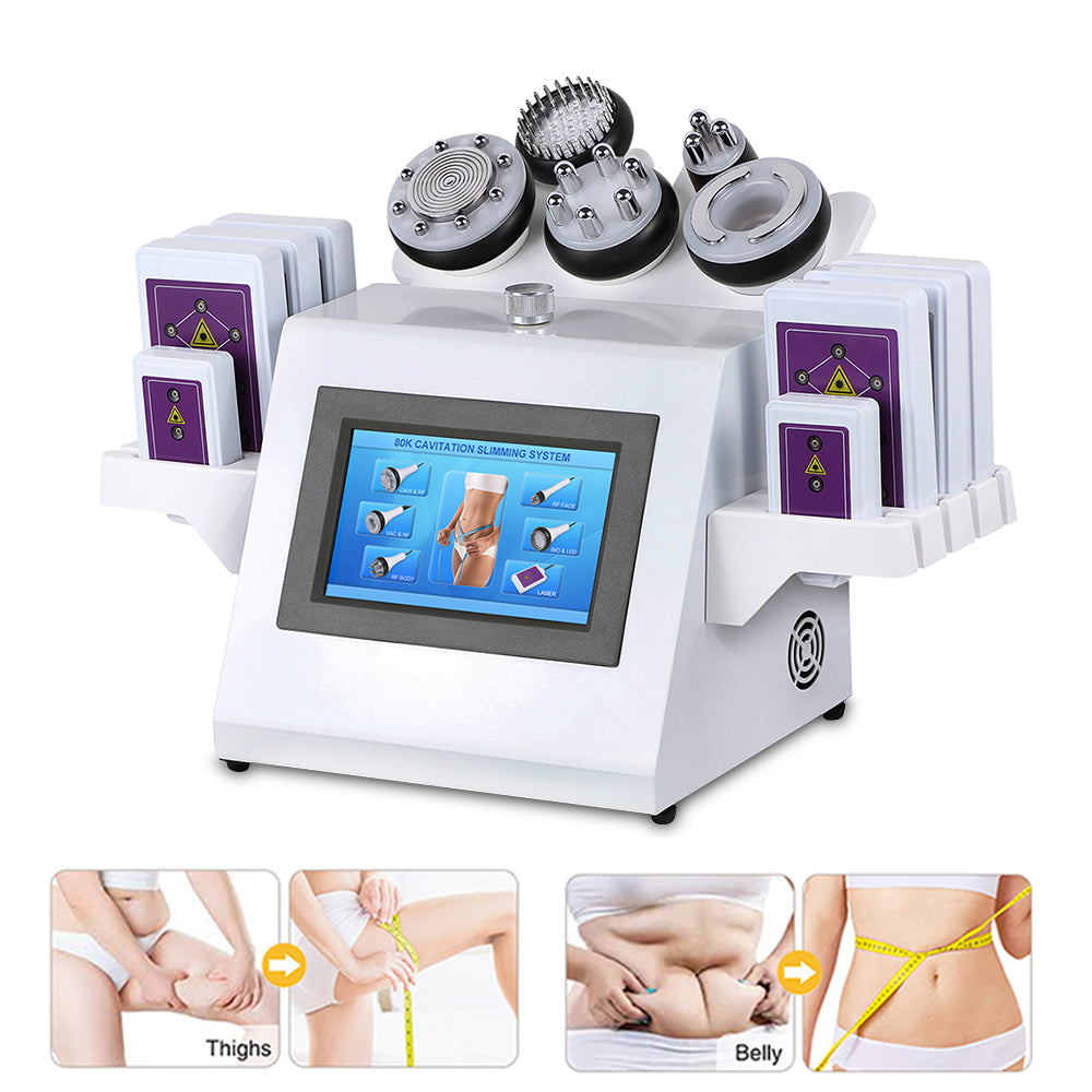 80K 6 in 1 Machine 80K Ultrasonic Cavitation