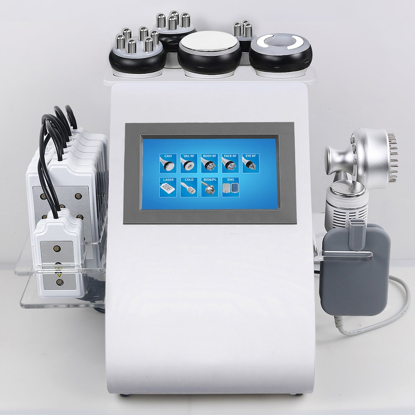 9 In 1 Machine- 40K Ultrasonic Cavitation - Vacuum - Radio Frequency -Laser Lipo Pads -EMS -Ice Hammer - UBodyContour