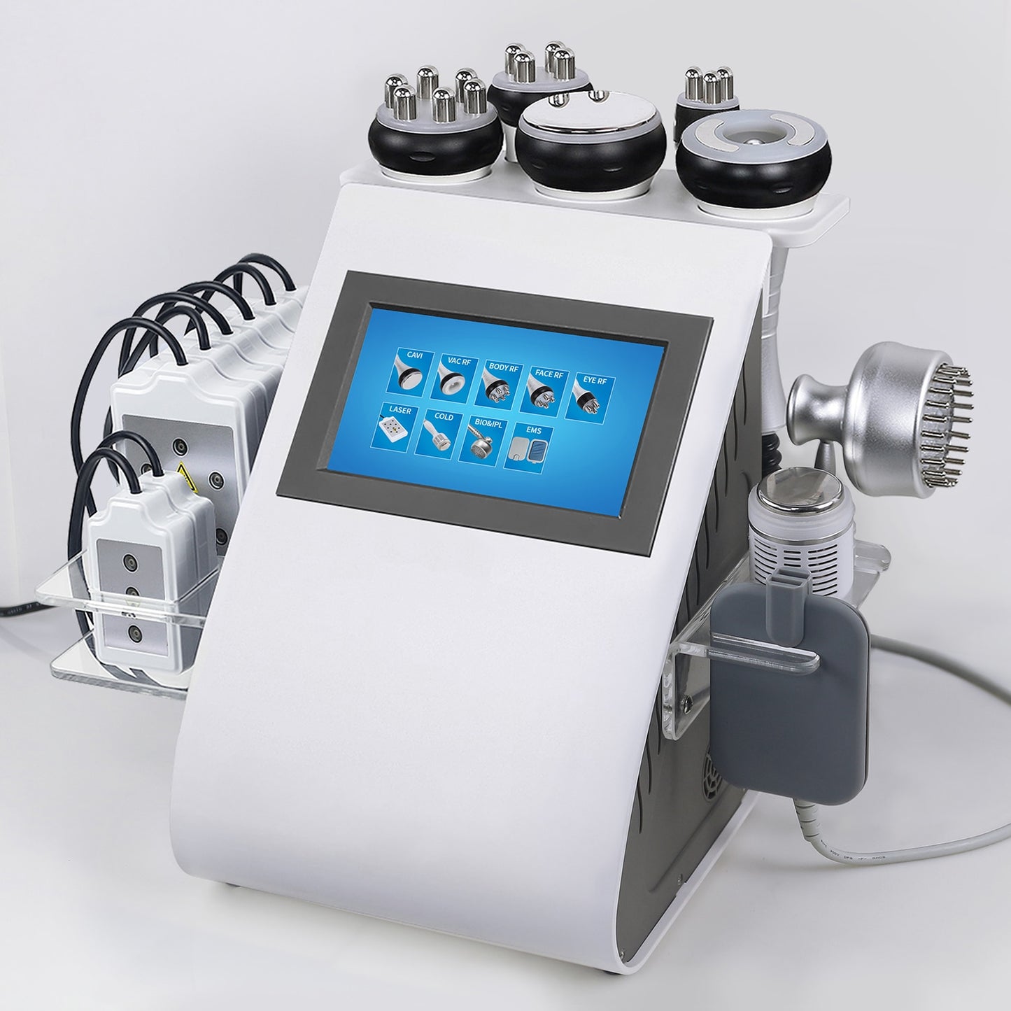 9 In 1 Machine- 40K Ultrasonic Cavitation - Vacuum - Radio Frequency -Laser Lipo Pads -EMS -Ice Hammer - UBodyContour