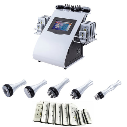 6 In 1 Machine- 40K Ultrasonic Cavitation - Vacuum - Radio Frequency -Laser Lipo Pads - UBodyContour