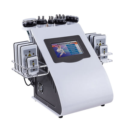 6 In 1 Machine- 40K Ultrasonic Cavitation - Vacuum - Radio Frequency -Laser Lipo Pads - UBodyContour