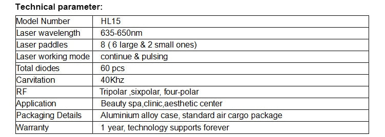 6 In 1 Machine- 40K Ultrasonic Cavitation - Vacuum - Radio Frequency -Laser Lipo Pads - UBodyContour